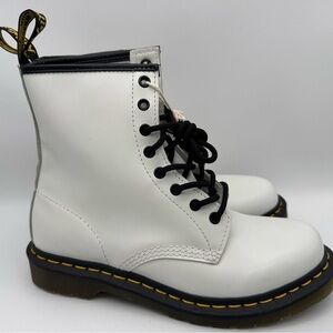 Dr. Martens White Combat Boots